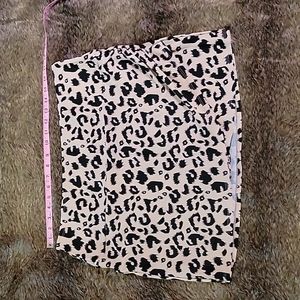 Women's Cheetah print swim skirt Size XXL NWOT